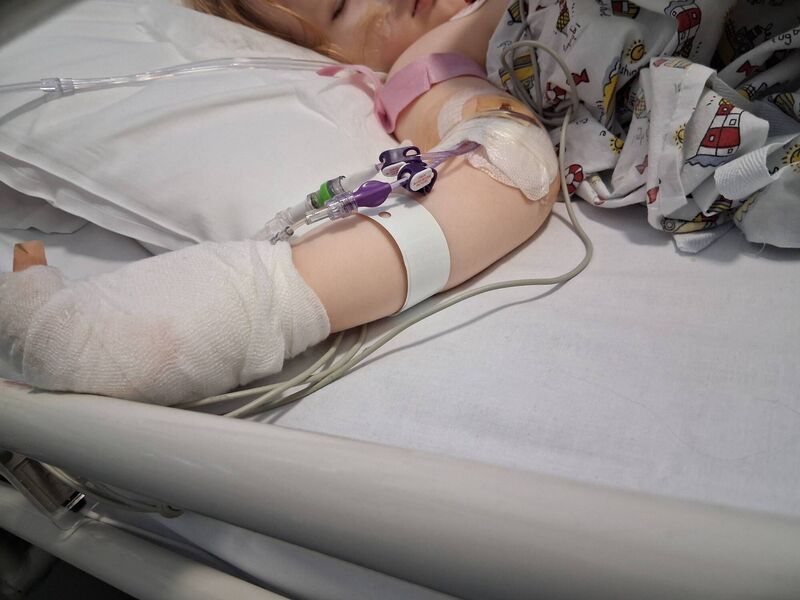 Matthew has turned a corner, but will require more surgeries in the future. Matthew has turned a corner, but will require more surgeries in the future.