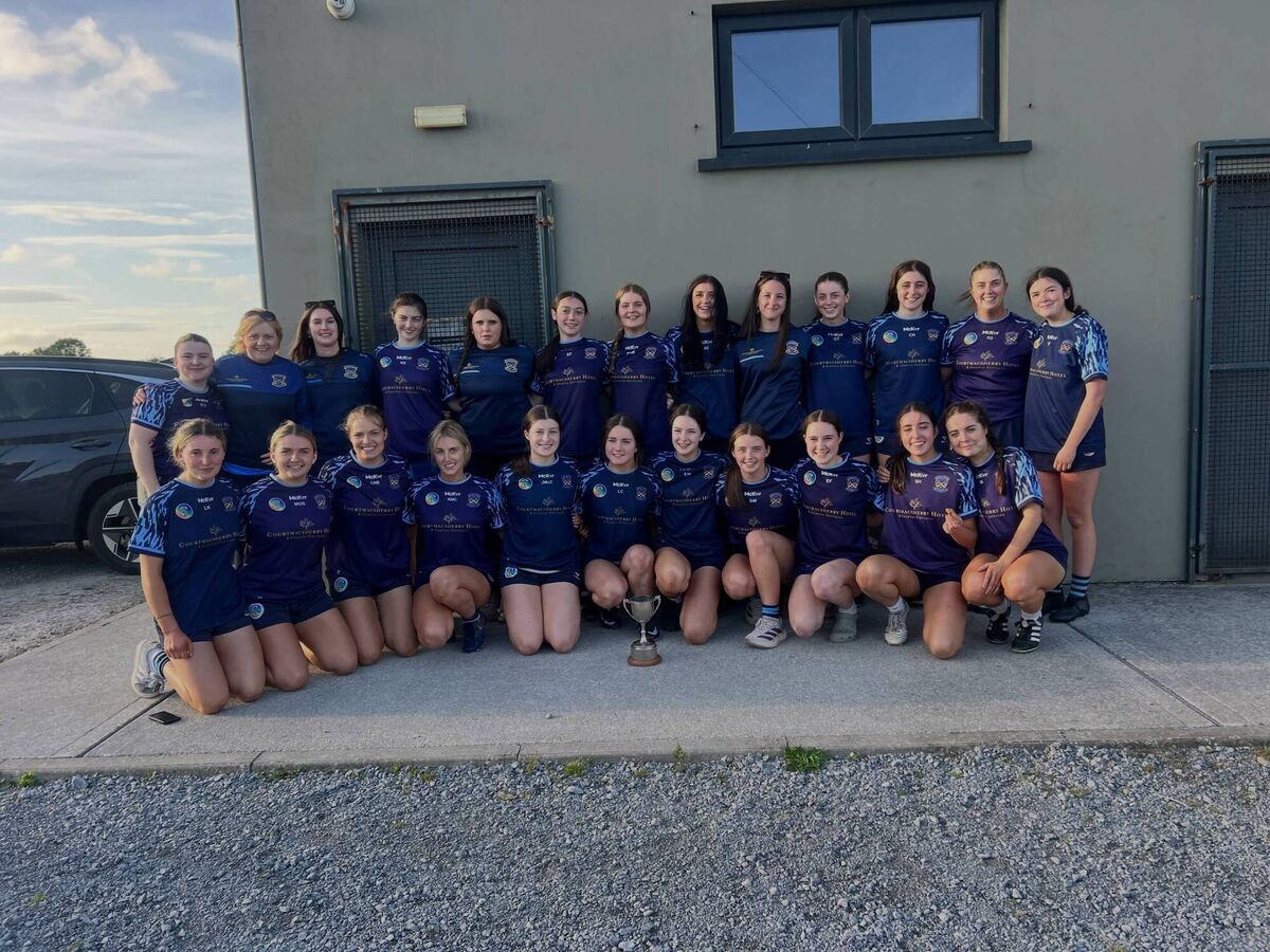 The Barryroe Junior A camogie team who are the league winners The Barryroe Junior A camogie team who are the league winners