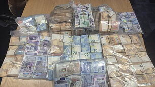 Three man arrested after cocaine and over €440k of cash seized in Co Meath Three man arrested after cocaine and over €440k of cash seized in Co Meath