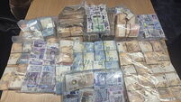 Three man arrested after cocaine and over €440k of cash seized in Co Meath