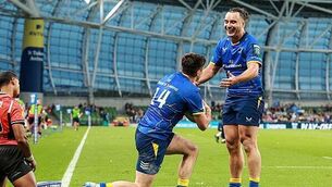 James Lowe double sends Leinster into last four