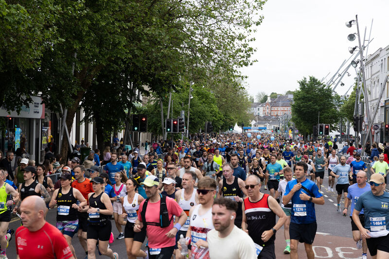 Runners leaving the starting line at the Analog Devices Cork City Marathon 2026. Picture: Darragh Kane. Runners leaving the starting line at the Analog Devices Cork City Marathon 2026. Picture: Darragh Kane.