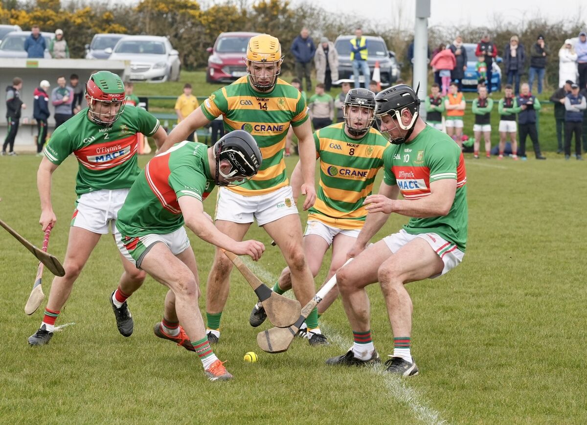 Fr O’Neill's battling Blackrock in a recent league game. Picture: Noel Sweeney