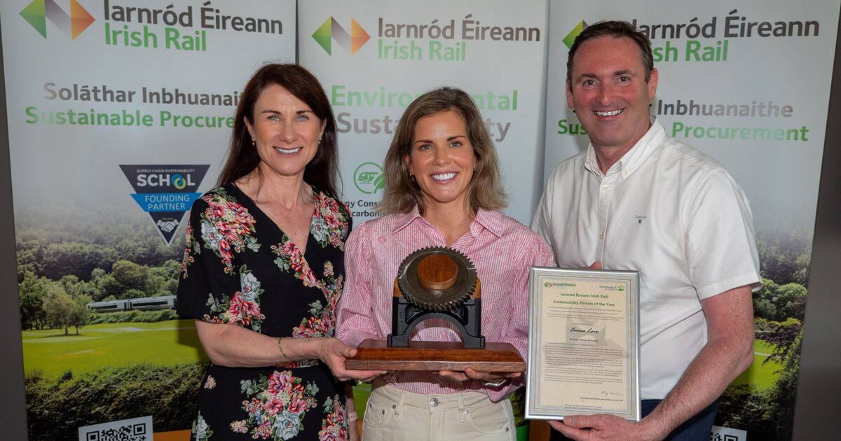 Blackrock Woman Wins Irish Rail Sustainability Award