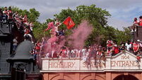 Arsenal parade: Dozens require rescuing from height and nine arrests made