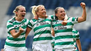 <p>Saoirse Noonan, Chloe Craig and Amy Gallacher of Celtic celebrate victory following the Scottish Gas Women's Scottish Cup Final match between Celtic and Rangers at Hampden Park on May 31, 2026 in Glasgow, Scotland. (Photo by WM Sport Media/Getty Images)</p> <p>Saoirse Noonan, Chloe Craig and Amy Gallacher of Celtic celebrate victory following the Scottish Gas Women's Scottish Cup Final match between Celtic and Rangers at Hampden Park on May 31, 2026 in Glasgow, Scotland. (Photo by WM Sport Media/Getty Images)</p>