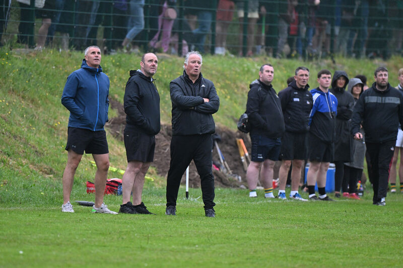  Tomás Mulcahy on the sideline for Glen Rovers against Fr O'Neill's. Picture: Larry Cummins