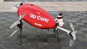 <p>Curious to know what Manna was offering, Kathriona downloaded the app and pretended to live on the Blackrock Road. Picture: Larry Cummins</p>