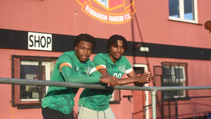 Franco and Jaden Umeh in 2023. Picture: Larry Cummins
