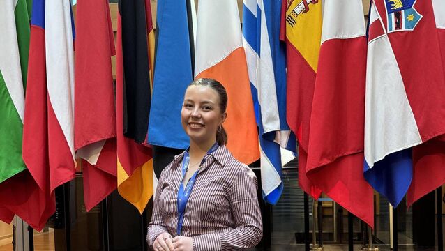 <p>Amy O'Brien at the European Student Assembly 2026</p>