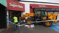 JCB telehandler used in attempted ATM raid at Mallow supermarket, gardaí investigate