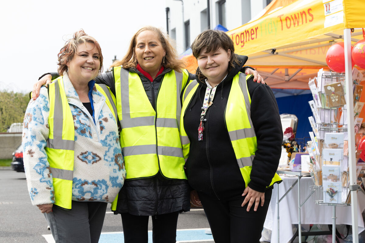Carolyn Miller, Jackie Reidy, and Natalia Dawidowska of Togher Tidy Towns. Picture: Darragh Kane.