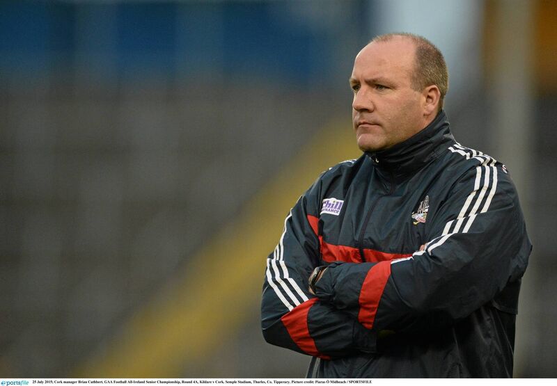 Bishopstown manager Brian Cuthbert. Picture: Piaras Ó Mídheach/Sportsfile