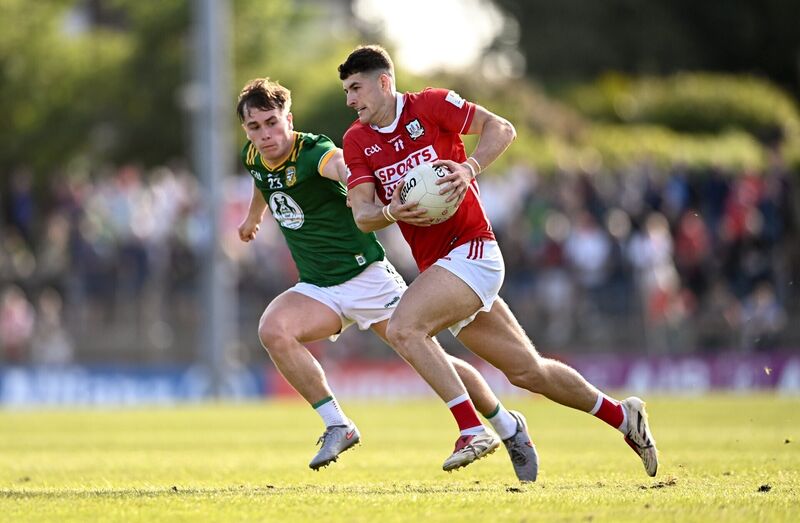 Seán McDonnell of Cork in action against Meath. Picture: Ben McShane/Sportsfile