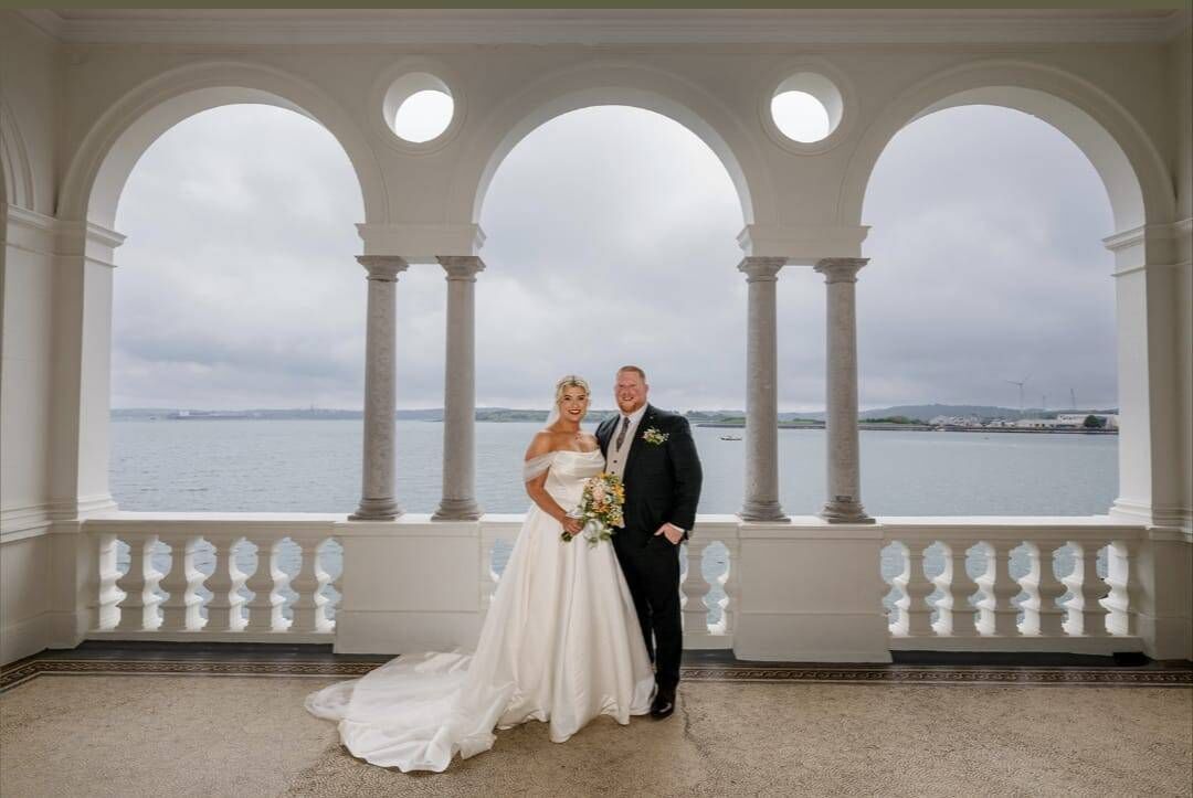 The couple were wed last month at a civil ceremony at the Sirius Arts Centre in Cobh.