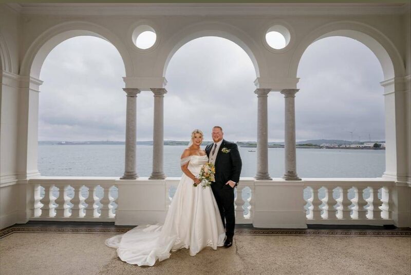 The couple were wed last month at a civil ceremony at the Sirius Arts Centre in Cobh. The couple were wed last month at a civil ceremony at the Sirius Arts Centre in Cobh.
