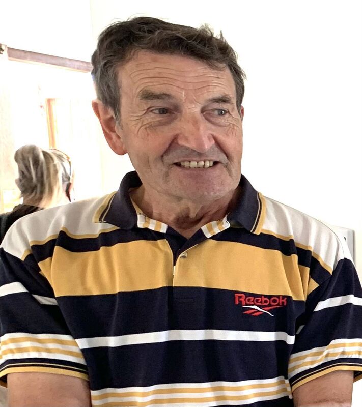 Poet Seamus Harrington, 80, whose debut collection, Time And Tide, has been published. He was inspired to write poetry by his love for the sea