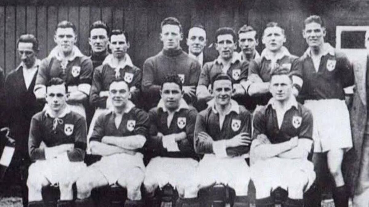 Cork fab four who played in the first ever Irish World Cup game