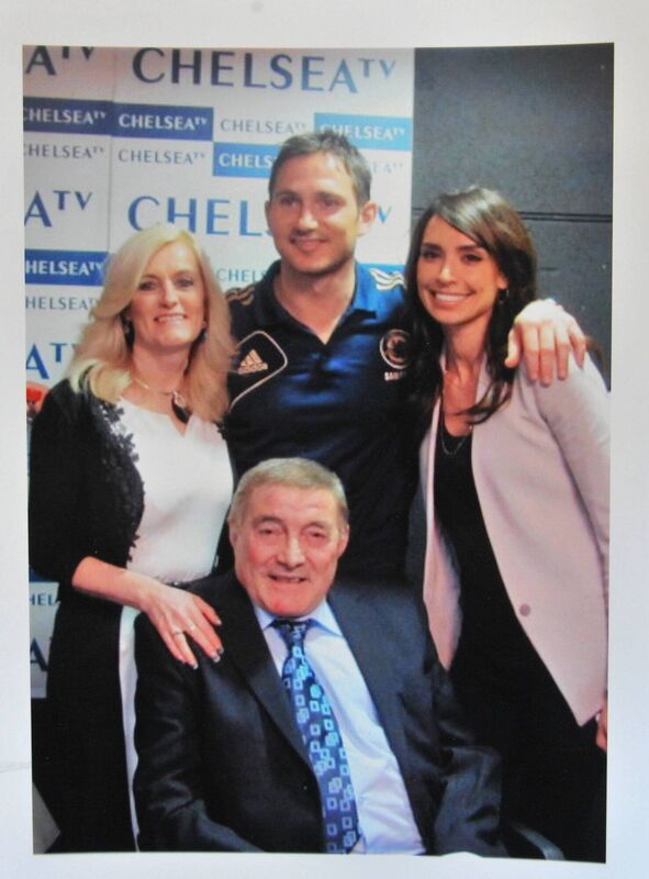 Chelsea FC goal scorer Bobby Tambling with Val O'Connell, Frank Lampard and Christine Bleakley at Chelsea recently. Chelsea FC goal scorer Bobby Tambling with Val O'Connell, Frank Lampard and Christine Bleakley at Chelsea recently.