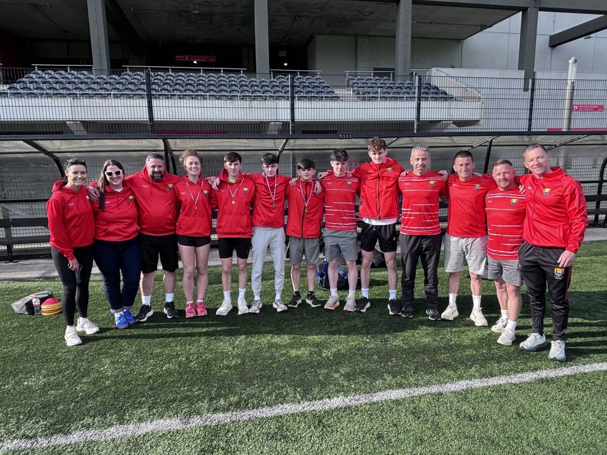 Members of Cork City Athletic Club, which was founded by international athlete Rob Heffernan and is the fourth-largest juvenile club in Cork.