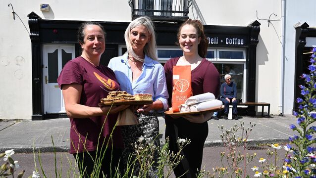 <p>Chris Cott, Ava Wymberry, and Laura Power of Zuni, a coffee and deli premises. <span class="contextmenu emphasis CaptionCredit">Pictures: Larry Cummins</span>
            </p>