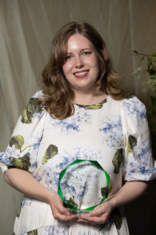 Winner of Creative Professional – Sponsored by RH Vintage Interiors: Liz Ehrenberg-Redl of Coffeehouse Creative at the Network Ireland West Cork Businesswoman of the year Awards 2026. Picture: Darragh Kane Winner of Creative Professional – Sponsored by RH Vintage Interiors: Liz Ehrenberg-Redl of Coffeehouse Creative at the Network Ireland West Cork Businesswoman of the year Awards 2026. Picture: Darragh Kane