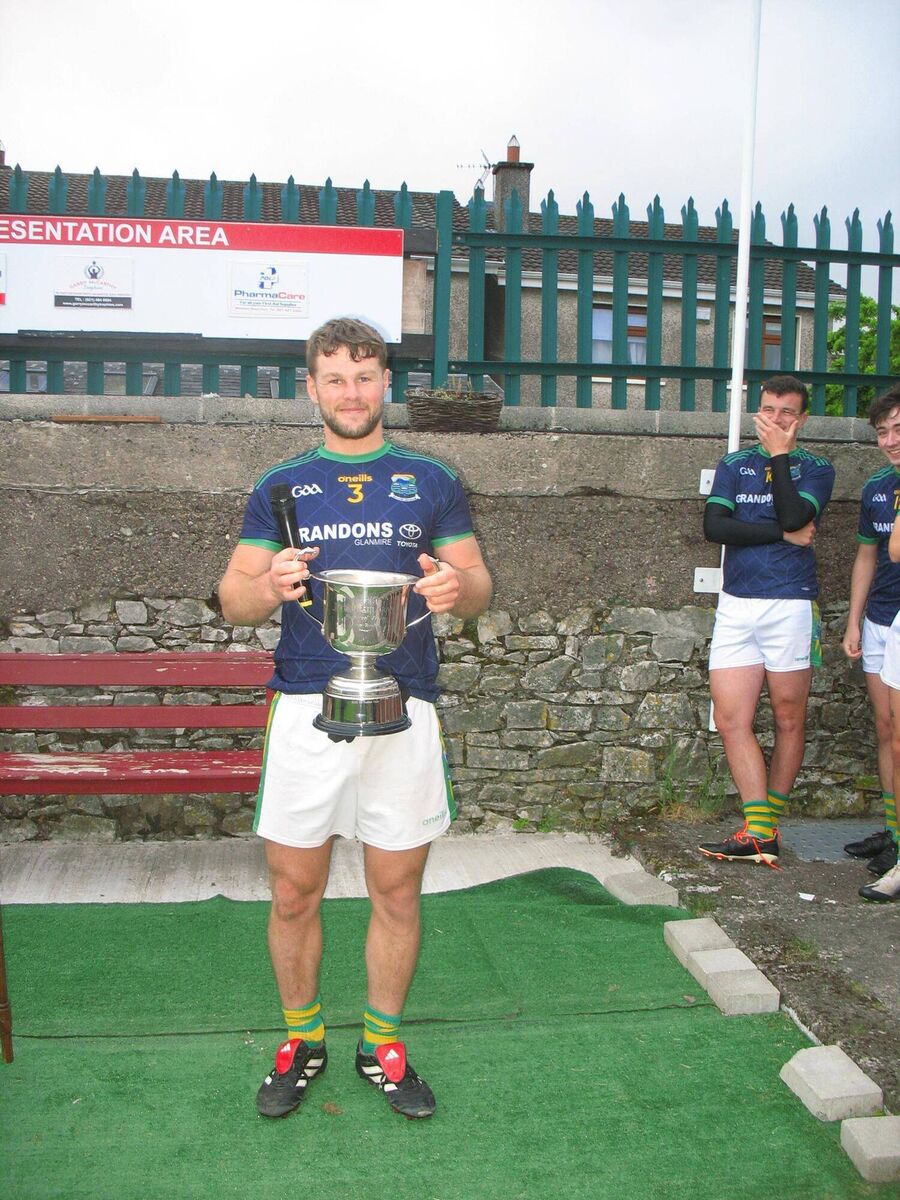 John Kelleher, Glanmire winning captain John Kelleher, Glanmire winning captain