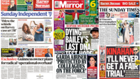 What the papers say: Sunday's front pages