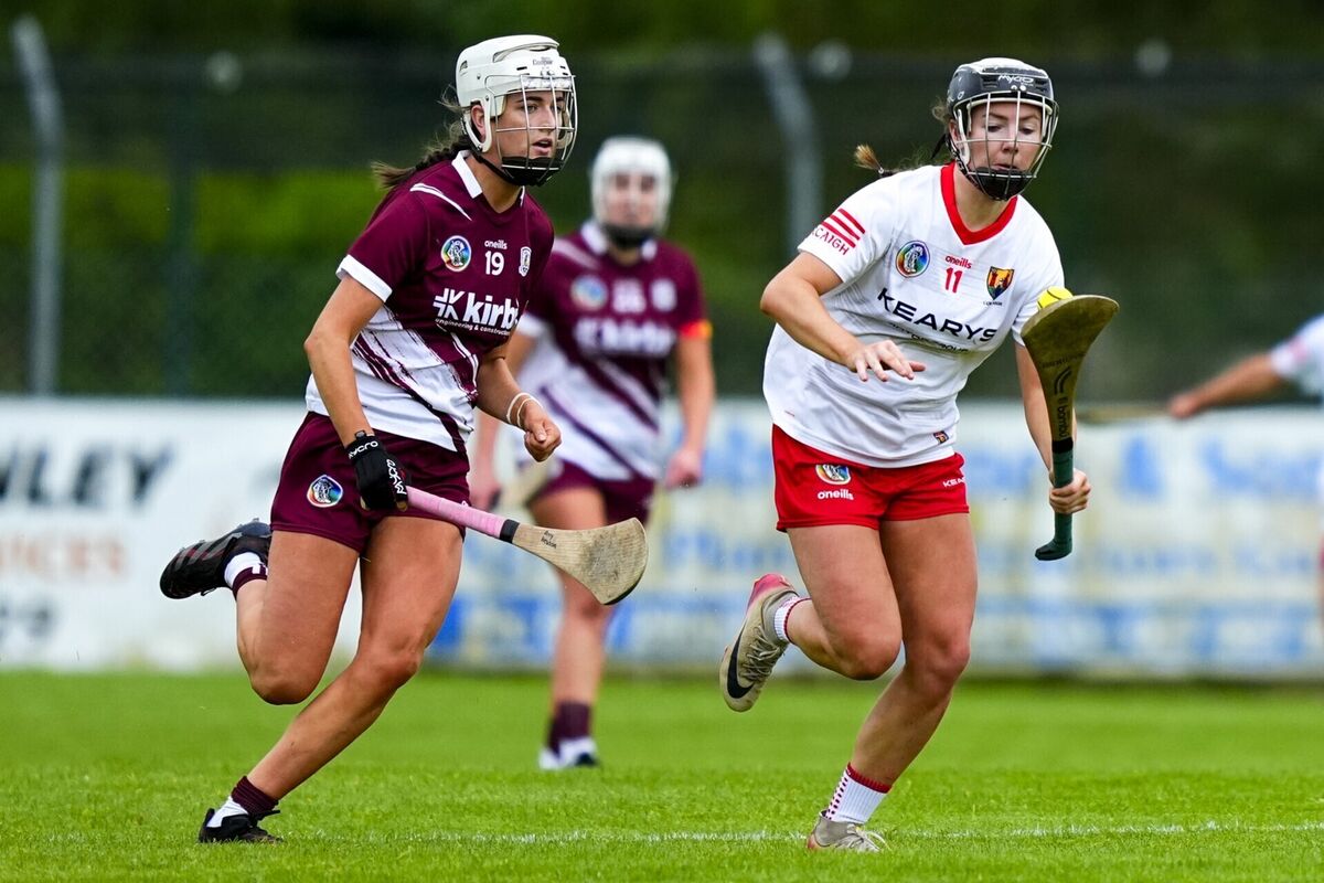 Cork's Saoirse McCarthy takes on Galway's Ally Hesnan. Picture: INPHO/James Lawlor Cork's Saoirse McCarthy takes on Galway's Ally Hesnan. Picture: INPHO/James Lawlor