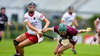 Niamh Mallon is tackled by Aisling Egan 6/6/2026