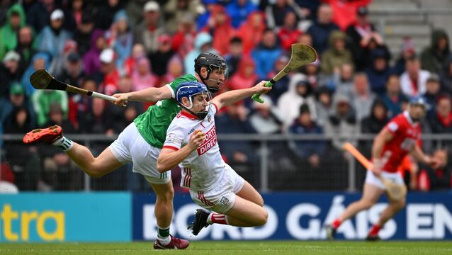 <p>Cork goalkeeper Patrick Collins makes a super save to deny Peter Casey at SuperValu Páirc Uí Chaoimh. Picture: Daire Brennan/Sportsfile</p> <p>Cork goalkeeper Patrick Collins makes a super save to deny Peter Casey at SuperValu Páirc Uí Chaoimh. Picture: Daire Brennan/Sportsfile</p>