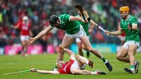 Inpho Shane Barrett is tackled Diarmaid Byrnes 7/6/2026