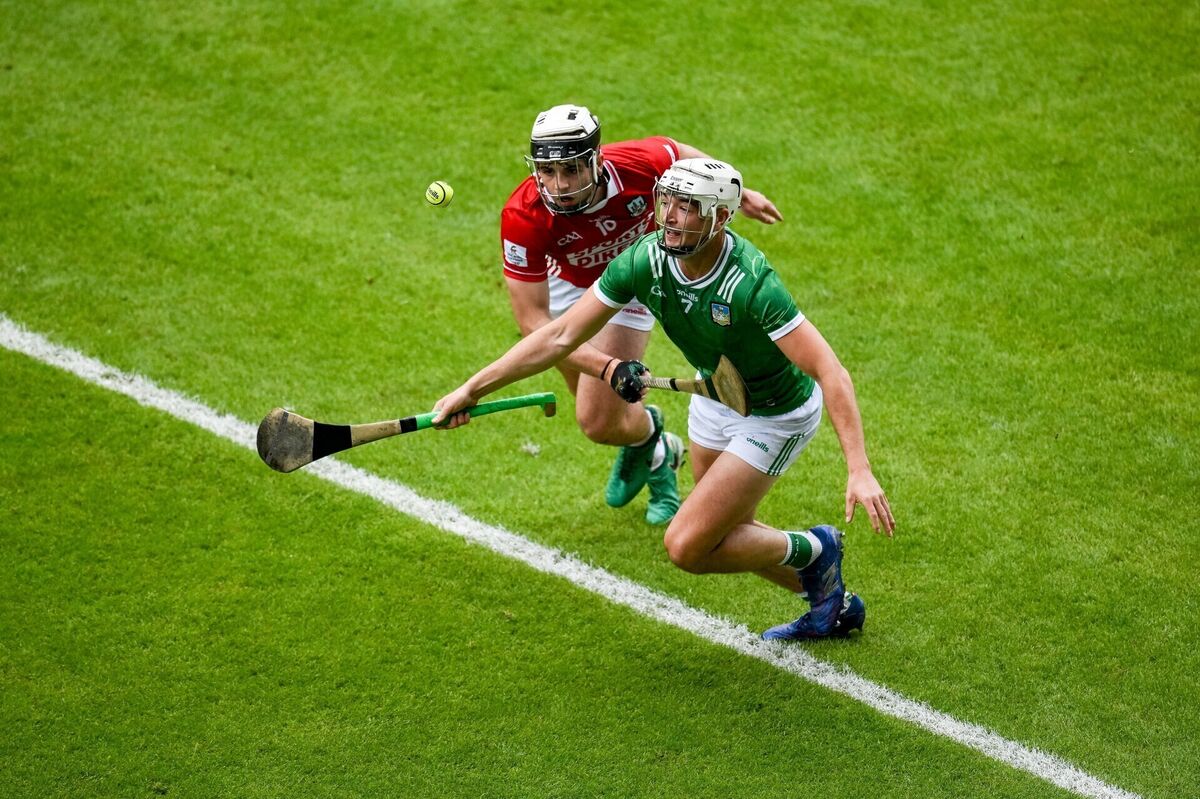 Kyle Hayes of Limerick in action against Barry Walsh of Cork. Picture: Brendan Moran/Sportsfile Kyle Hayes of Limerick in action against Barry Walsh of Cork. Picture: Brendan Moran/Sportsfile