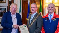Lord Mayor honours the famous boxing Buckley family from Mallow in City Hall with a reception
