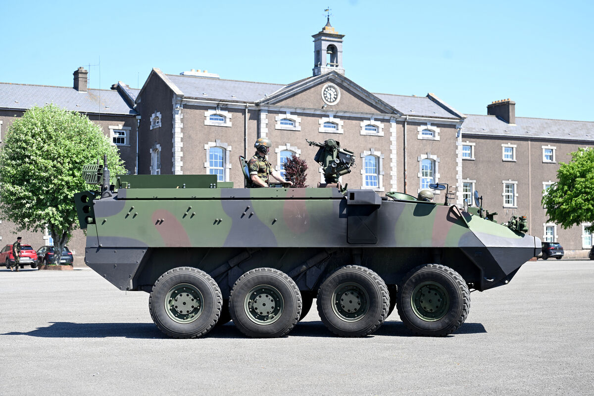 A MOWAG armoured personnel carrier at Collins Barracks A MOWAG armoured personnel carrier at Collins Barracks