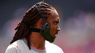 Djed Spence reveals he will have to play whole World Cup in protective mask Djed Spence reveals he will have to play whole World Cup in protective mask