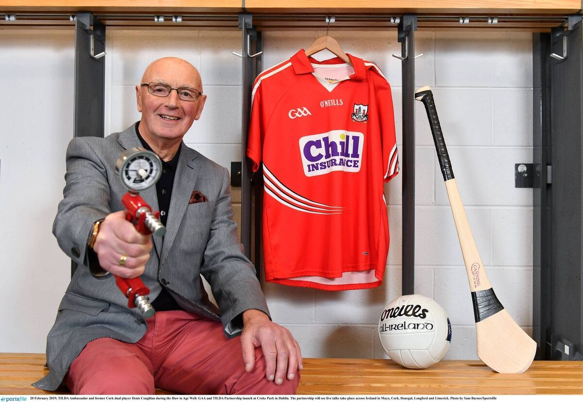 TILDA Ambassador and former Cork dual player Denis Coughlan TILDA Ambassador and former Cork dual player Denis Coughlan