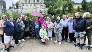 <p class="contextmenu internal_Caption">POIGNANT: A group from Cloyne diocese at the Ceremony of The Stones in Lourdes last week, with John Arnold fifth from right</p> <p class="contextmenu internal_Caption">POIGNANT: A group from Cloyne diocese at the Ceremony of The Stones in Lourdes last week, with John Arnold fifth from right</p>