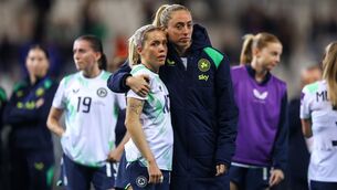 <p>France vs Republic of Ireland: Ireland's Denise O'Sullivan and Megan Connolly after the game</p> <p>France vs Republic of Ireland: Ireland's Denise O'Sullivan and Megan Connolly after the game</p>