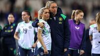 Denise O'Sullivan and Megan Connolly after the game 9/6/2026