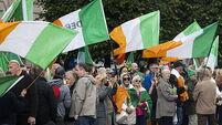 Traffic disruption as anti-migrant protest moves from O'Connell Street to Leinster House