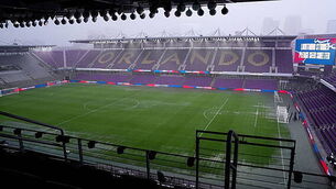 England’s final World Cup warm-up delayed after heavy thunderstorm hits Orlando England’s final World Cup warm-up delayed after heavy thunderstorm hits Orlando