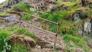 <p>A landslide resulted in the popular beach at Sandycove, near Skibbereen, being closed to the public recently. Picture: Andy Gibson.</p> <p>A landslide resulted in the popular beach at Sandycove, near Skibbereen, being closed to the public recently. Picture: Andy Gibson.</p>