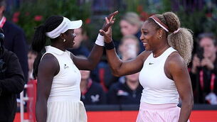 Serena Williams’ doubles comeback cut short by Victoria Mboko knee injury Serena Williams’ doubles comeback cut short by Victoria Mboko knee injury