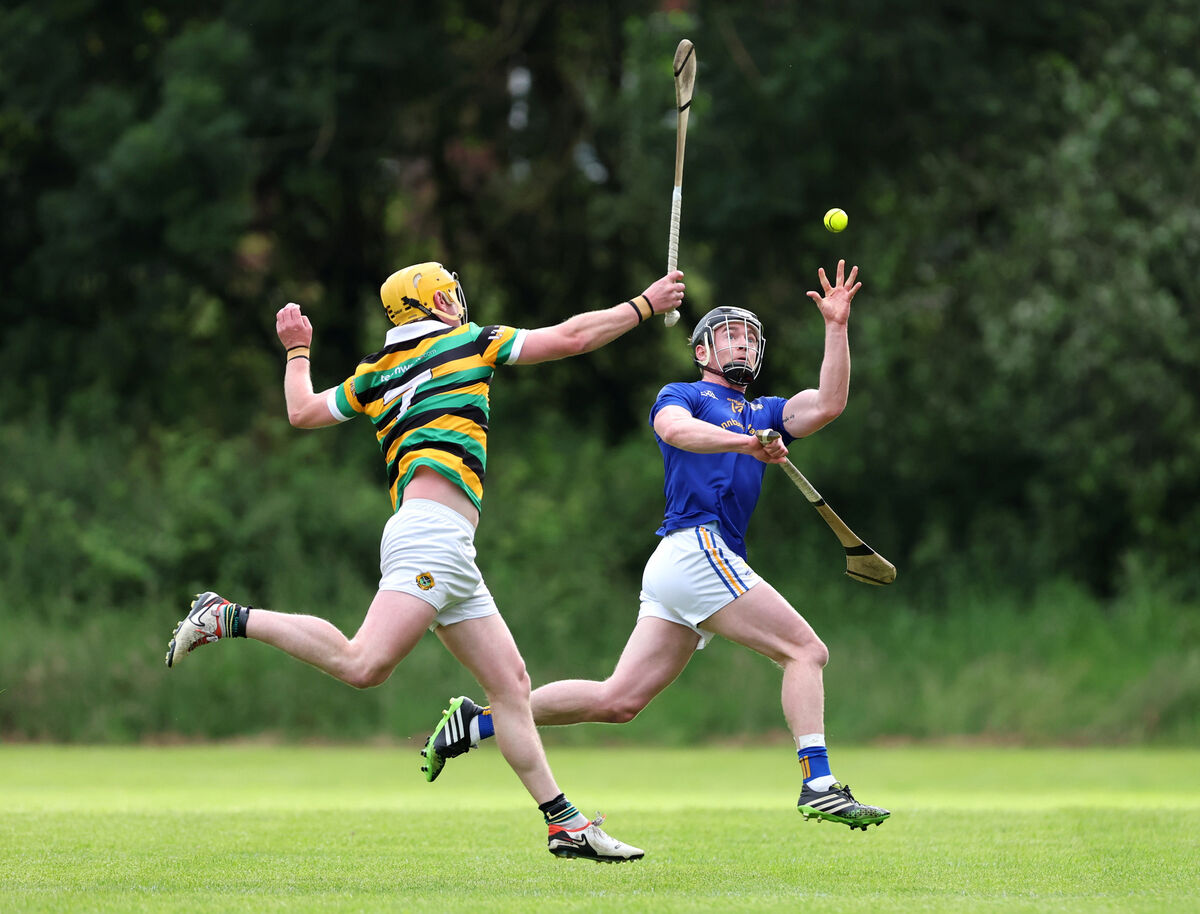 Eoghan Finn, St. Finbarr's, Dave Noonan, Glen Rovers. 2026 Red FM Division 1 Hurling League, St. Finbarr's V's Glen Rovers, at Togher, Cork. Eoghan Finn, St. Finbarr's, Dave Noonan, Glen Rovers. 2026 Red FM Division 1 Hurling League, St. Finbarr's V's Glen Rovers, at Togher, Cork.