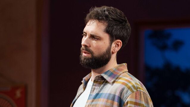 <p>Rowan as Eli in Eureka Day at The Gate Theatre. Picture: Helena Murray</p>