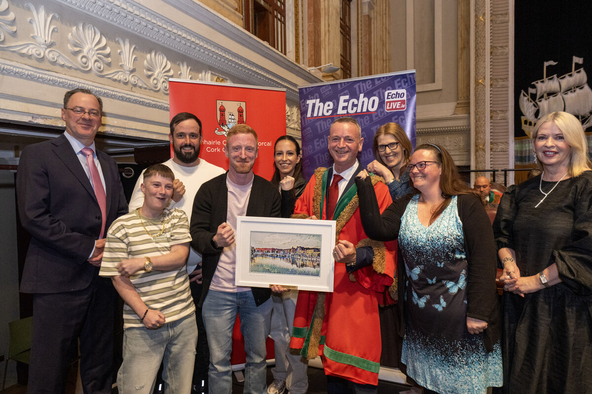 A Community Award was presented to Boxing Clever Cork in the category of Social Inclusion, advocasy and integration. Included are John O'Mahony, editor of The Echo and Valerie O'Sullivan chief executive, Cork City Council. A Community Award was presented to Boxing Clever Cork in the category of Social Inclusion, advocasy and integration. Included are John O'Mahony, editor of The Echo and Valerie O'Sullivan chief executive, Cork City Council.