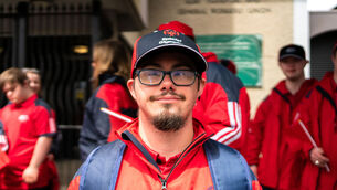 <p>Michael Barry of Owenabue Gymnastics Club at the Special Olympics Team Munster launch in Cork last weekend. Picture by Noel Sweeney</p> <p>Michael Barry of Owenabue Gymnastics Club at the Special Olympics Team Munster launch in Cork last weekend. Picture by Noel Sweeney</p>