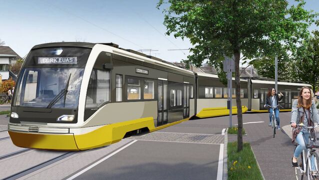 <p>Revisions to the previous Luas route have the rail lines turning east at the northern end of Melbourn Rd, running past Bishopstown Community School, and through the grounds of Bishopstown GAA Club and Highfield RFC.</p>