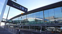 A general view of Dublin airport's new T